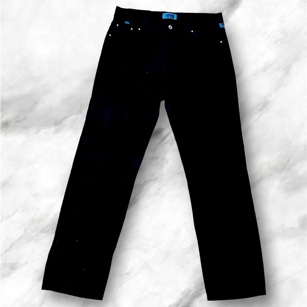 Versace Jeans Couture Black Denim Pants